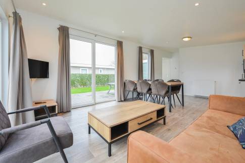 The Woonkamer of Type Chalet - nr. 1G in Chaletpark Hart van Zeeland