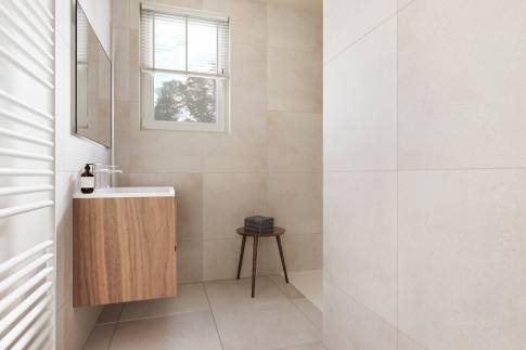 The Badkamer of Type 8P Comfort - 8C in Landal De Wielsche Dreef