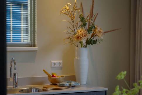 The Keuken of Type 2P Extra Luxe Wellness - 2ELW in Landal De Wielsche Dreef