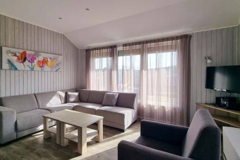 The Woonkamer of Type Eifel Comfort 6 - nr. 90 in Eifelpark Kronenburger See