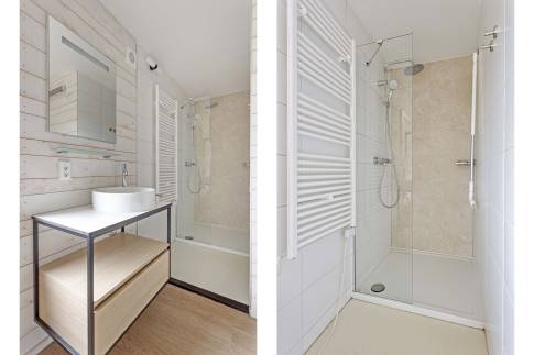 The Badkamer 1 of Type Hilltop Lodge 4 - nr. 116 in Landal Gulpen