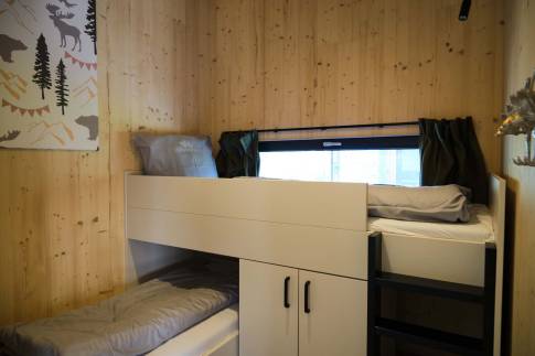 The Slaapkamer 2 of Type A Kindvriendelijk - nr. A09 in UplandParcs Sauerland