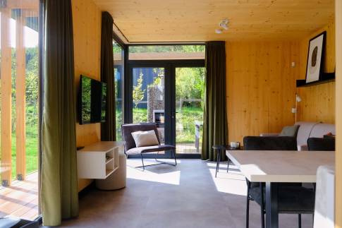 The Woonkamer of Type A Luxe - nr. K02 in UplandParcs Sauerland