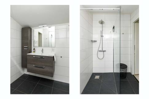 The Badkamer 2 of Type Bungalow - nr. 60 in Recreatiepark De Wielen