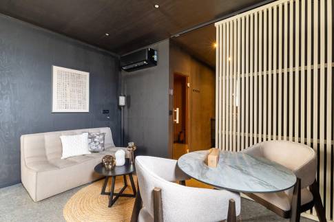 The Woonkamer of Type Solar Hotel Suite in Landal Soof aan de Rijn