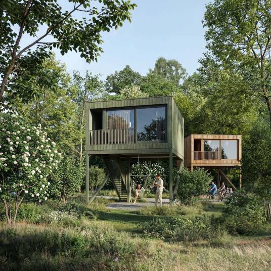 The Buiten of Type stelt-lodge - 2P in Vastgoedfonds – Goldberg Gardens Vorden